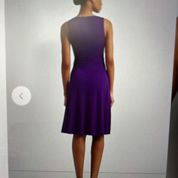 Ralph Lauren Surplice Jersey Sleeveless Dress 2XL Orange - Picture 4 of 6